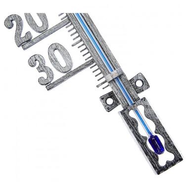 Термометр вуличний TFA, метал, колір античне олово, з кріпленням, 100x27x410 мм (12500250) фото №5
