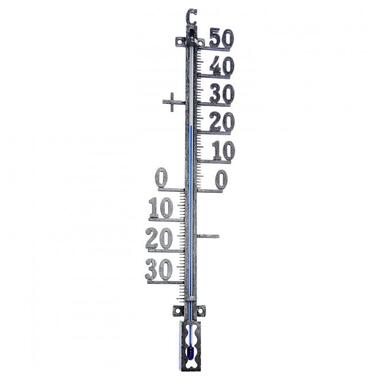 Термометр вуличний TFA, метал, колір античне олово, з кріпленням, 100x27x410 мм (12500250) фото №4