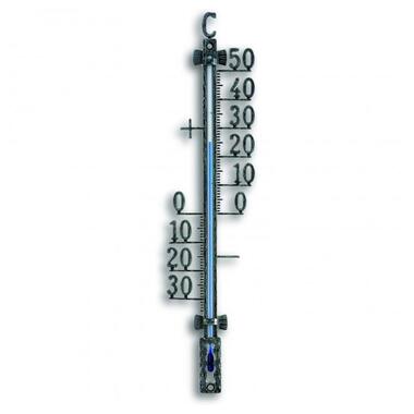 Термометр вуличний TFA, метал, колір античне олово, з кріпленням, 65x18x275 мм (12500150) фото №1