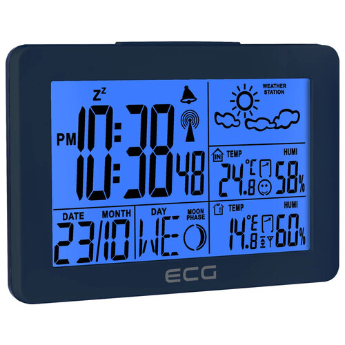 Метеостанція ECG MS-200-Grey фото №5