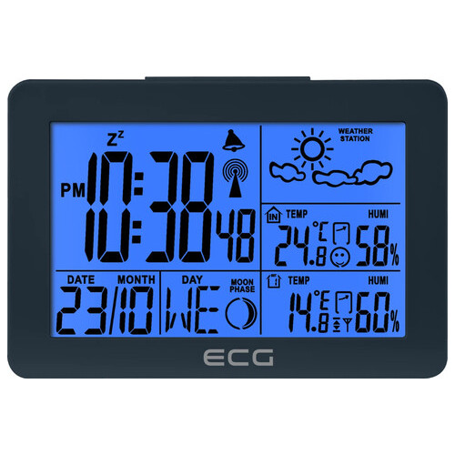 Метеостанція ECG MS-200-Grey фото №6