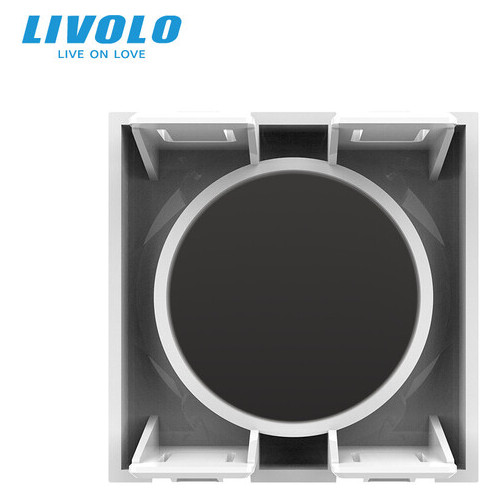 Годинник з механізмом Livolo білий (VL-FCCL-2WP) фото №4