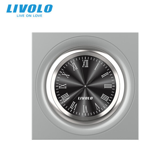 Механізм годинник Livolo сірий (VL-FCCL-2IP) фото №3