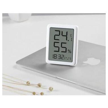 Термогігрометр-годинник Xiaomi Miaomiaoce LCD Thermometer Hygrometer White (2xCR2032) (MHO-C601) фото №2