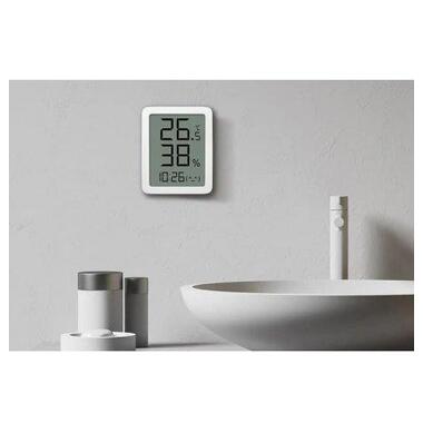 Термогігрометр-годинник Xiaomi Miaomiaoce LCD Thermometer Hygrometer White (2xCR2032) (MHO-C601) фото №5