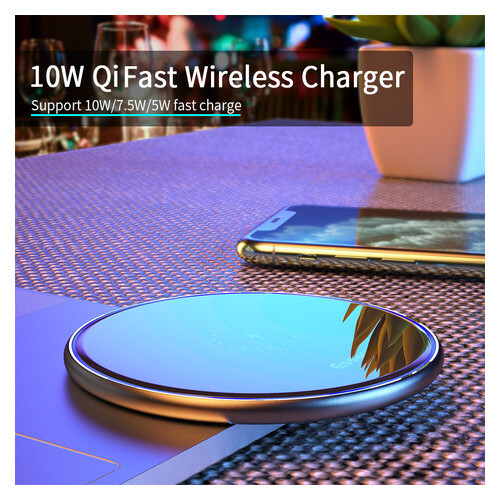 Бездротовий зарядний пристрій ESSAGER Charge Wireless white фото №9