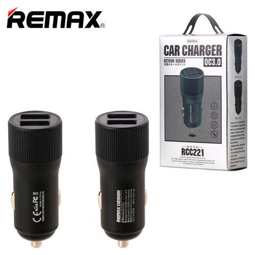 Адаптер автомобильный Remax Retour Series RCC221 Black фото №4