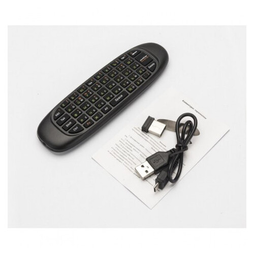 Пульт C120 беспроводная мышка Air Mouse Keyboard, Black фото №1