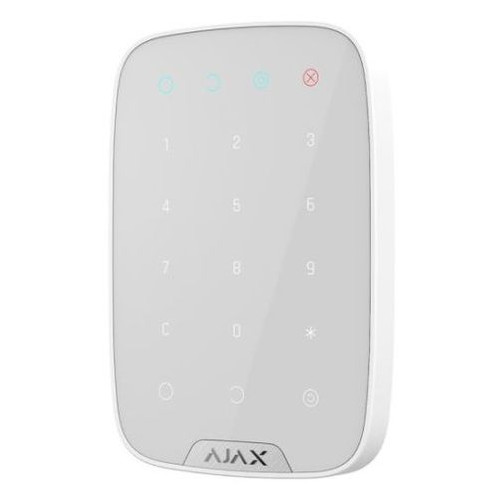 Пульт для керування приладами Ajax Keypad White фото №2