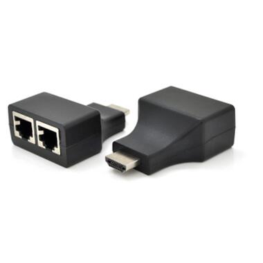 Адаптер Voltronic HDMI-удлинитель пассивный 30 м, 2?CAT5E/6, 720P/1080P (YT-SCPE HDMI/2P-30m720P) фото №1