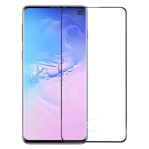 Захисне скло Toto 5D Cold Carving Tempered Glass Samsung Galaxy S10 Black фото №1