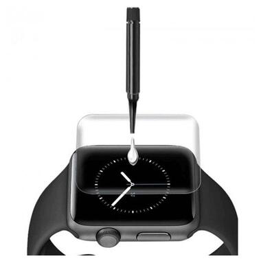 Захисне 3D скло Mocolo з УФ лампою на Apple Watch Series 7/8 (41mm) прозоре
 фото №2