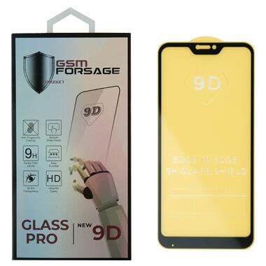 Захисне скло (броня) Forsage для Xiaomi Mi A2 Lite / Redmi 6 Pro Black фото №1
