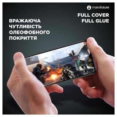 Скло захисне MakeFuture Nokia G10 Full Cover Full Glue (MGF-NG10) фото №6