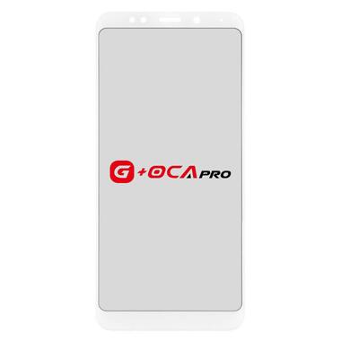 Скло дисплея OCA Pro для Xiaomi Redmi 5 Plus White + OCA (для переклеювання) фото №1