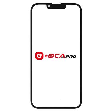 Стекло дисплея iPhone 13 / iPhone 13 Pro Black + OCA (переклейка) фото №1
