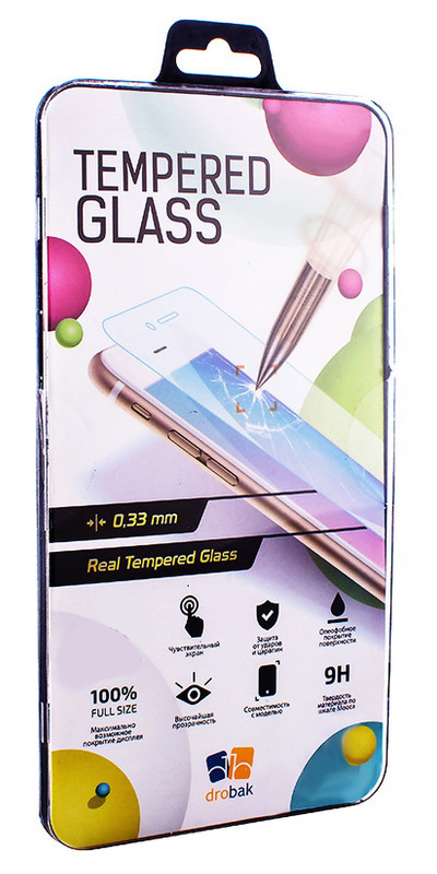 Захисне скло Drobak Full Glue для Samsung Galaxy A80 (Black)(441607) фото №1