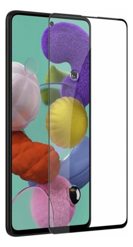 Захисне скло Drobak для Samsung Galaxy A51 (Black) (454517) фото №3