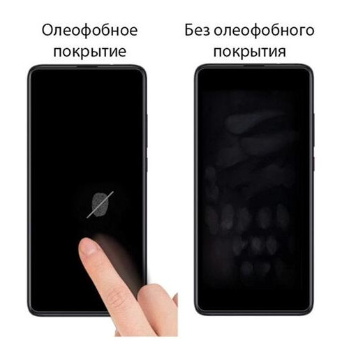 Захисне скло Drobak для Samsung Galaxy A01 Black (454531) фото №3