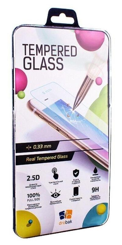 Захисне скло Drobak Tempered Glass Tecno Spark 6 Go (KE5) (242439) фото №1