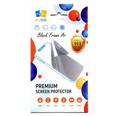 Стекло защитное Drobak Black Frame A+ Motorola Moto G57 Power (333373) фото №1
