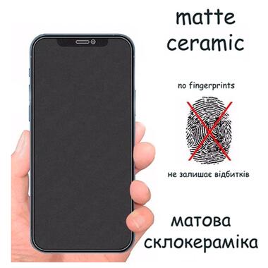 Стекло защитное Drobak Samsung Galaxy A37 5G Matte Ceramics Black (151566) фото №5