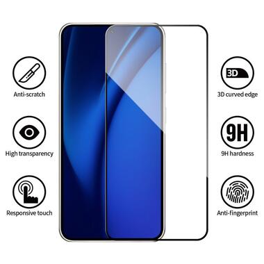 Захисне 2.5D скло Blueo Full Cover HD Samsung Galaxy S23+ Чорний фото №5