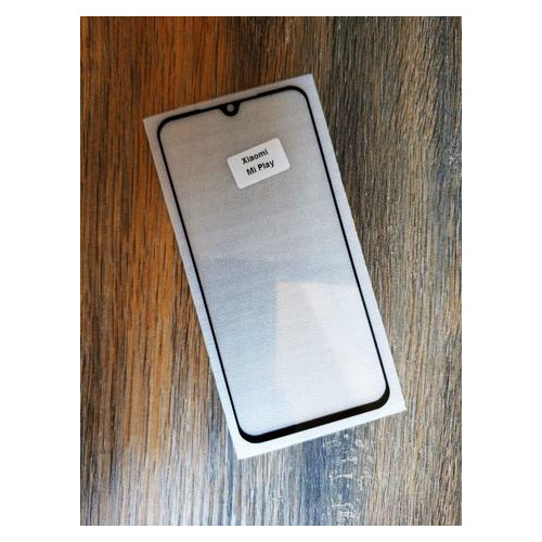Захисне скло Coverphone Full Glue Xiaomi Mi Play Чорне 5D фото №1