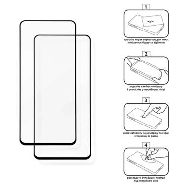 Стекло защитное XoKo Full Cover Ultra-Thin Realme C30/C30s Black 2 pcs (XK-FCU-RL-C30) фото №2