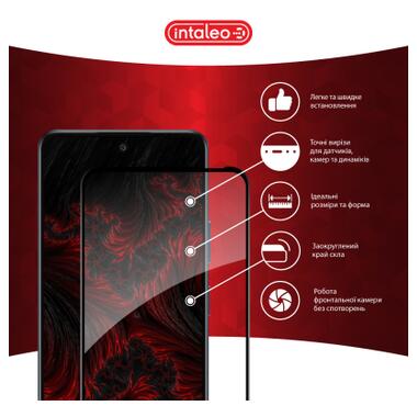 Стекло защитное Intaleo Full Glue Infinix Hot 50 5G Black (1283126606939) фото №3