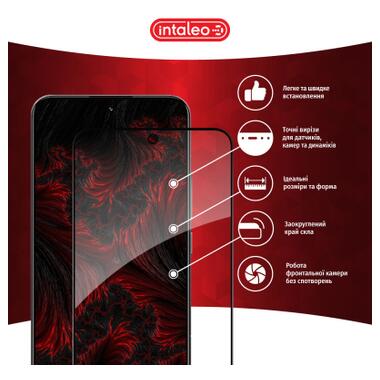 Стекло защитное Intaleo Full Glue Xiaomi 13 Black (1283126559327) фото №3