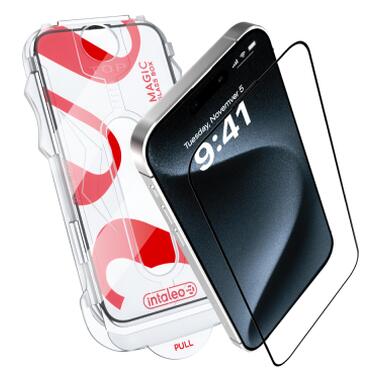 Стекло защитное Intaleo MagicBox Apple iPhone 15 PRO MAX (4820266742867) фото №2