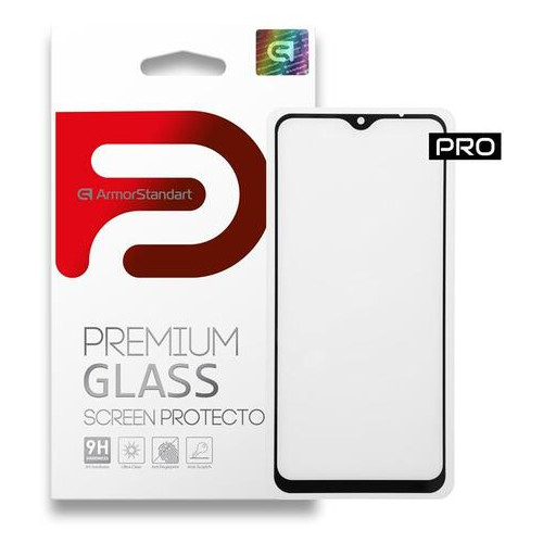 Захисне скло Armorstandart Pro Xiaomi Redmi 9 Black 0.33mm (ARM56247-GPR-BK) фото №1