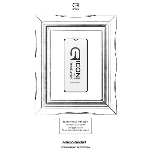 Захисне скло ArmorStandart Icon Nokia G21 / G11 Black (ARM61705) фото №3