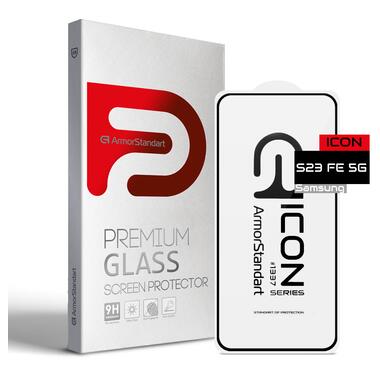 Защитное стекло ArmorStandart Icon Samsung S23FE 5G Black (ARM69568) фото №1