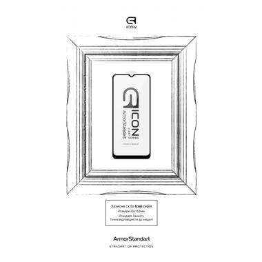 Захисне скло Armorstandart Icon для Samsung A03S Black фото №4