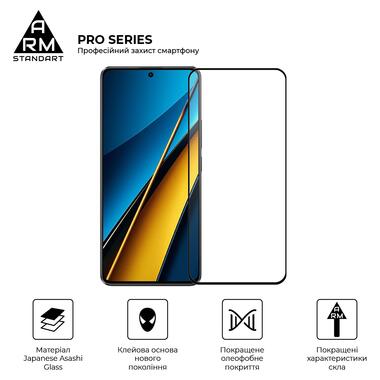Захисне скло ArmorStandart Pro Xiaomi Poco X6 5G/X6 Pro 5G/M6 Pro 4G Black (ARM73500) фото №2