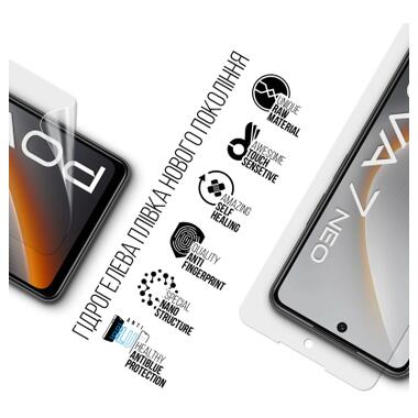 Пленка защитная Armorstandart hydrogel Anti-Blue Tecno Pova 7 Neo (LJ6) (ARM87323) фото №2