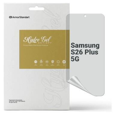 Пленка защитная Armorstandart hydrogel Anti-spy Samsung S26 Plus 5G (ARM89466) фото №1