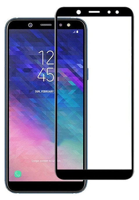Захисне скло Tempered Glass 3D Full Glue Samsung Galaxy A6 2018 A605 black фото №1