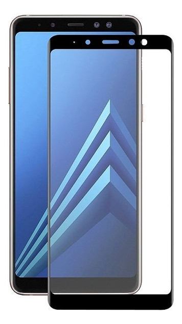 Захисне скло Tempered Glass 3D Full Glue Samsung Galaxy A8 2018 A530 black фото №1