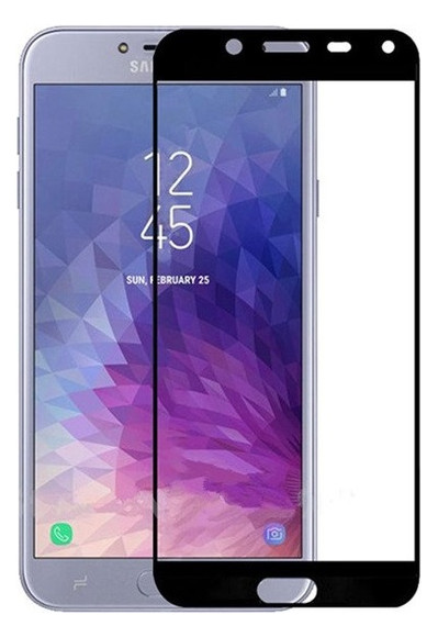 Захисне скло Tempered Glass 3D Full Glue Samsung Galaxy J4 2018 J400 black фото №1