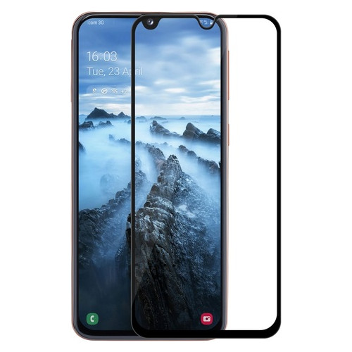 Захисне скло Tempered Glass 11D Premium Full Glue Samsung Galaxy A40 2019 A405 Black фото №1