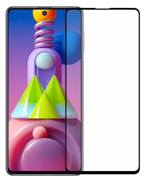 Захисне скло Tempered Glass 11D Premium Full Glue Samsung Galaxy M51 2020 M515 Black фото №1