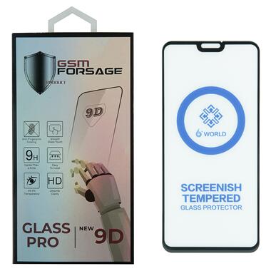 Захисне скло Premium Tempered Glass для Huawei Honor 8X (6.5) Black фото №1