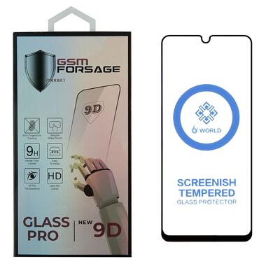 Защитное стекло Premium Tempered Glass для Motorola Moto G40 Fusion/Moto G51/Moto G60 6.8 Black фото №1