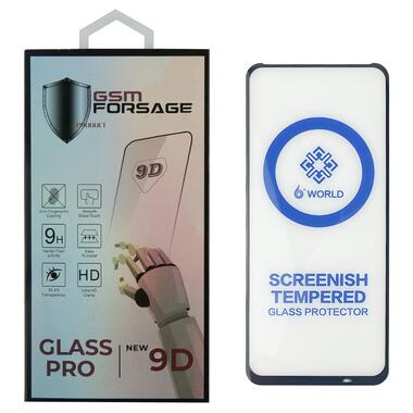 Защитное стекло Premium Tempered Glass для Oppo Realme 8i/Realme 9i/Oppo A96 4G 6.6 Black фото №1
