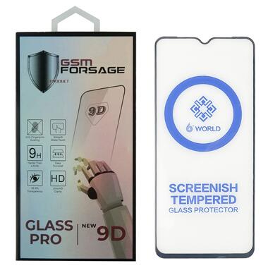 Защитное стекло Premium Tempered Glass для Oppo Realme C30/C33/C33S/Narzo 50i Prime 6.5 Black фото №1