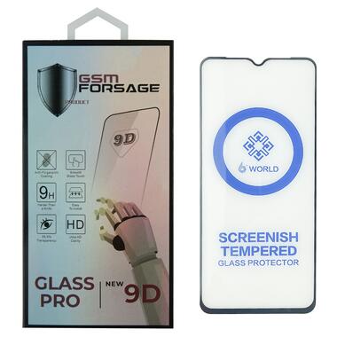 Защитное стекло Premium Tempered Glass для Tecno Spark Go 2023/Techno Pop 7 6.6 Black фото №1