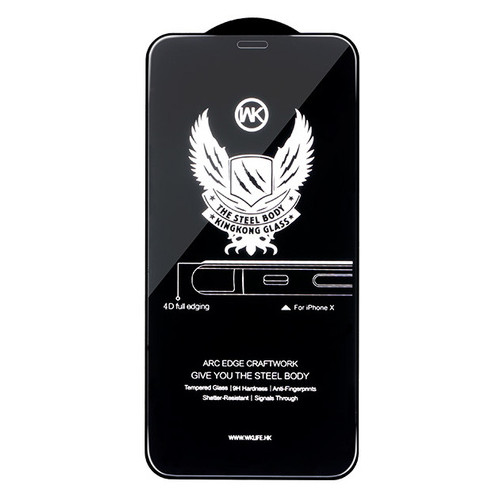 Захисне скло Wk Design Kingkong 4D Curved Screen Protector Privacy (Slim Pack) для iPhone 12 mini фото №1